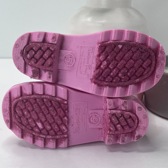 Western Chief Sparkle Unicorn Lighted Waterproof Rain Boots Pink Girls US 5 - Picture 7 of 7